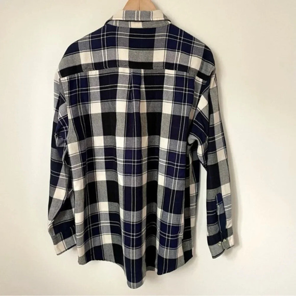 Vintage Plaid Button Down Blue - Picture 2 of 5